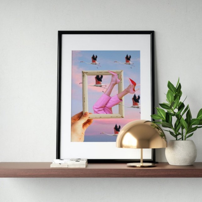 Surreal vintage tokig konst poster (Skapare uppladdad)