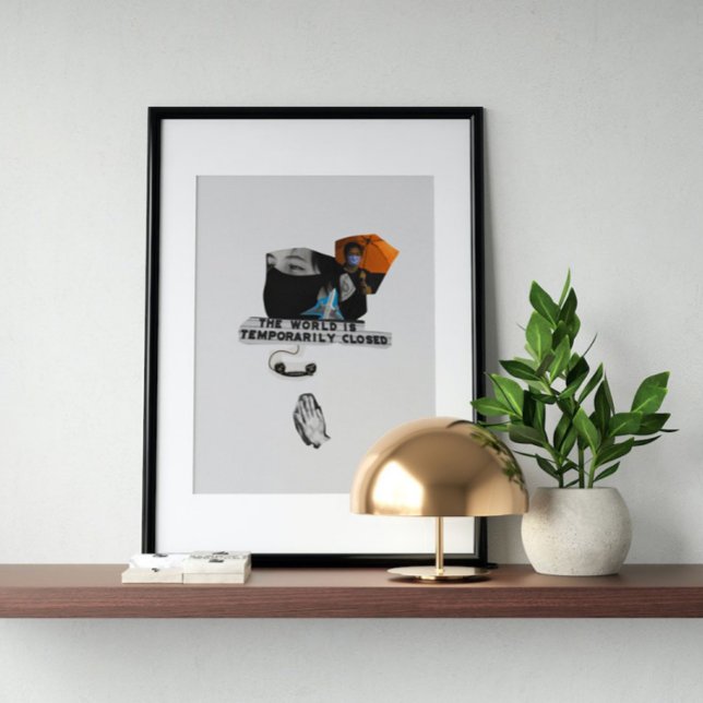 Surreal vintage tokig konst poster (Skapare uppladdad)
