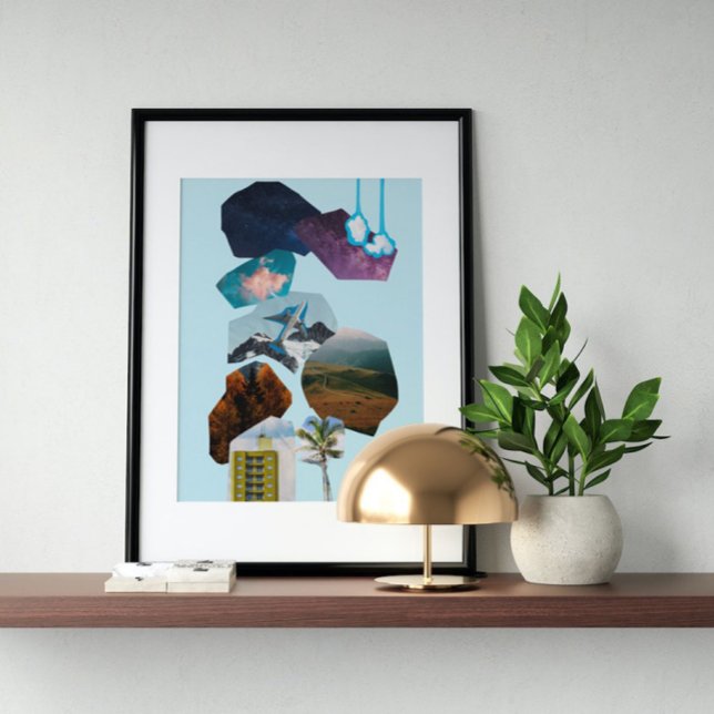 Surreal vintage tokig konst poster (Skapare uppladdad)