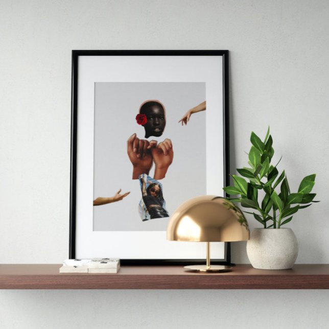 Surreal vintage tokig konst poster (Skapare uppladdad)