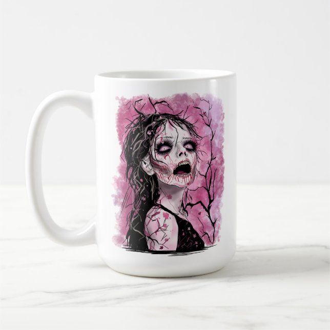 Surreal Zombie Kaffemugg (Vänster)