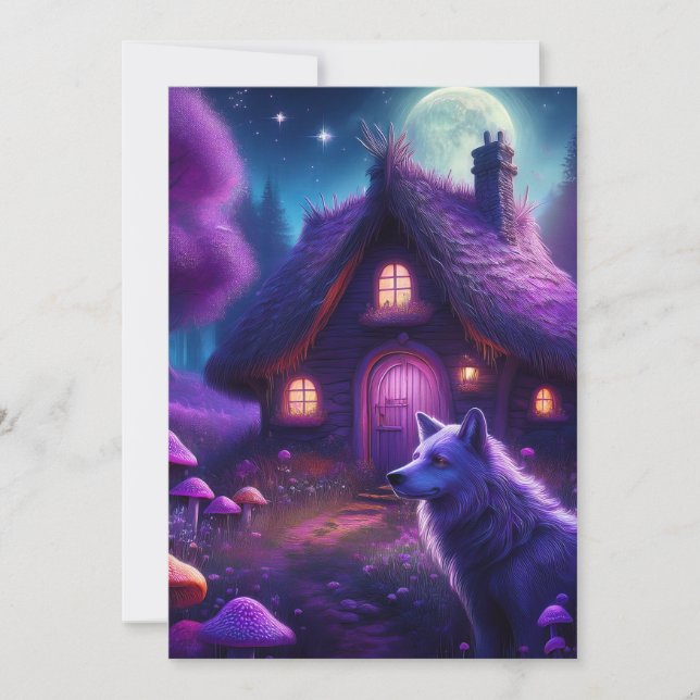 Surreala kabiner i Skogen Inbjudningar (Framsida)