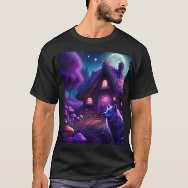 Surreala kabiner i Skogen T Shirt (Framsida)