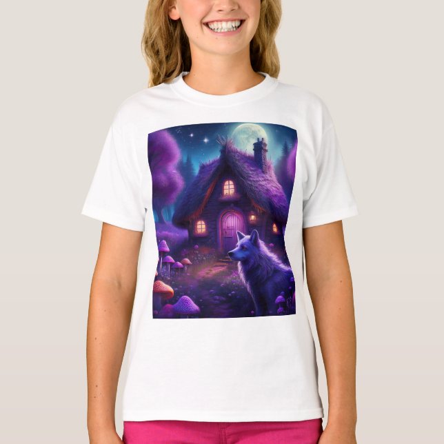 Surreala kabiner i Skogen T Shirt (Framsida)