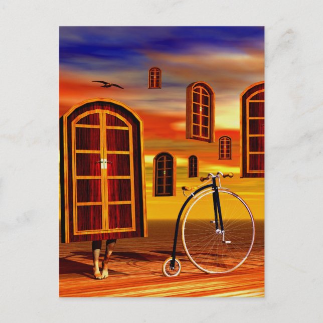 Surreala teckningar vykort (Framsida)