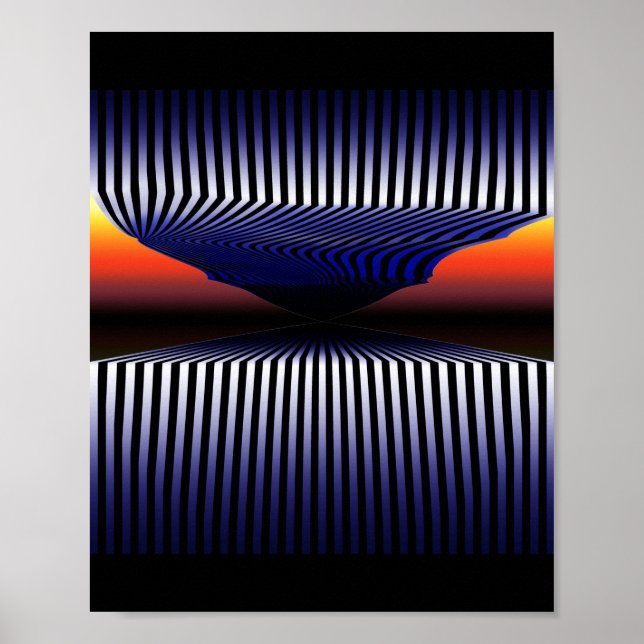 Surrealism Abstrakt Digital Art Poster (Framsidan)