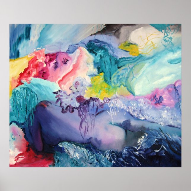 Surrealism Färg Poster (Framsidan)