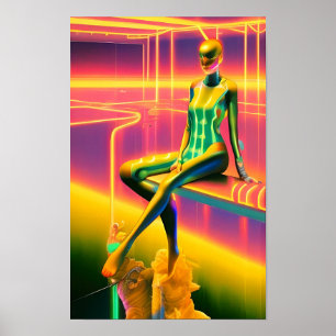 Surrealism i djupa Ken-mätaren Poster