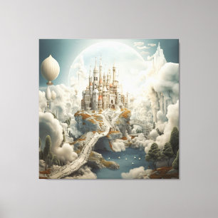 Surrealist Art - en illusion Canvastryck