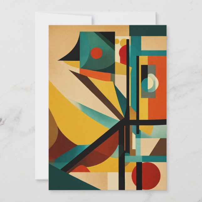 ’Surrealist Bauhaus-inbjudan’ Inbjudningar (Framsida)