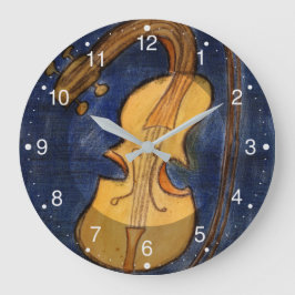 Surrealist violin stor klocka