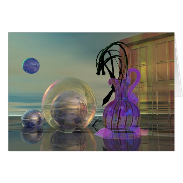 Surrealistic kort 3d (Framsidan Horizontal)