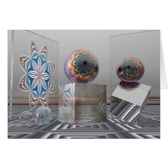 Surrealistic kort för fantasi (Framsidan Horizontal)