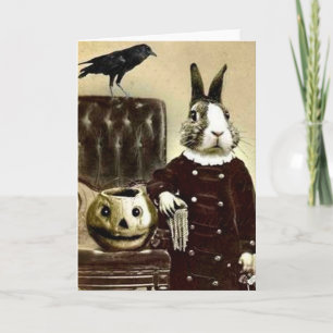 Surrealistic kort för vintagekonstHalloween