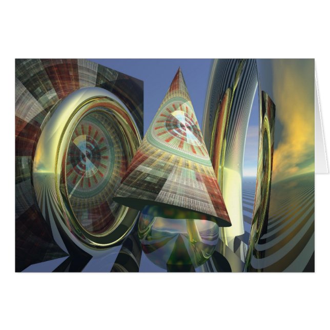 Surrealistic magical kort (Framsidan Horizontal)