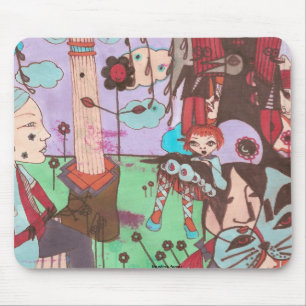 surrealistic mousepad för faustine musmatta