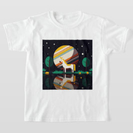 Surrealistisk illustration av en häst t shirt