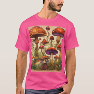 Surrealistisk naturomfamning t-shirts design