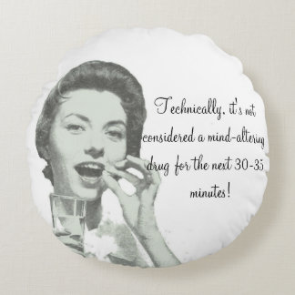 Surrealistisk Pill/ Rund Kudde