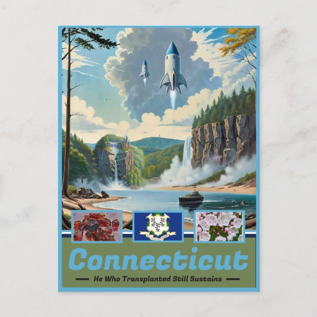 Surrealistisk slutpunkt för anslutning: Keepsaké Vykort (Framsida)