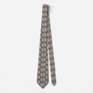 Surrealistisk turkisk katt porträtt ... Neck Tie Slips