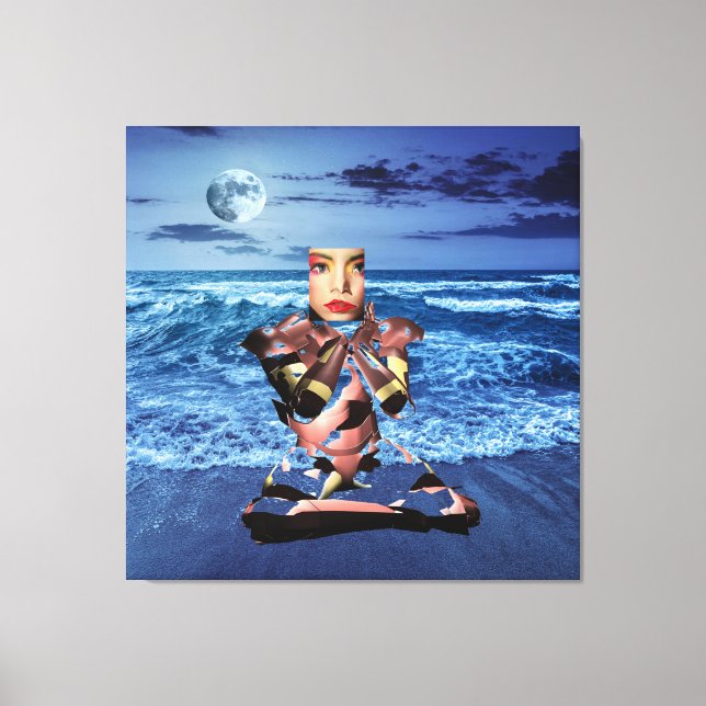 Surrealistiska drömmar canvastryck (Framsida)