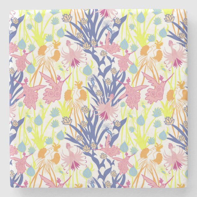 Surrealistiska Garden Stenunderlägg (Framsidan)