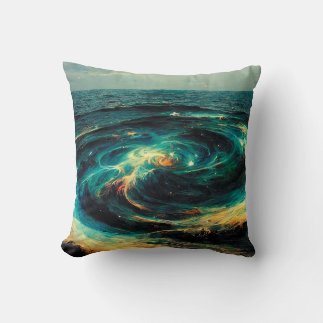 Surrealistiska konst | Galaxy of Ocean Kudde (Framsida)