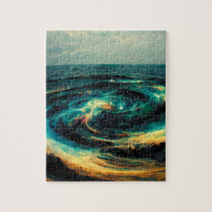 Surrealistiska konst Galaxy of Ocean Pussel