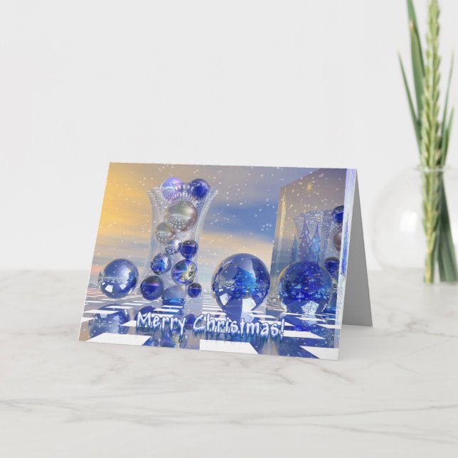 Surrealistiskt God jul-kort Helgkort (Framsida)