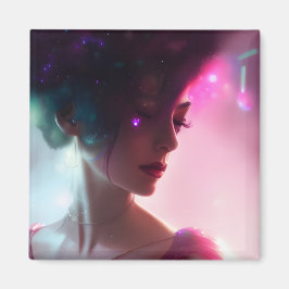 Surrealistiskt rymdhår magnet