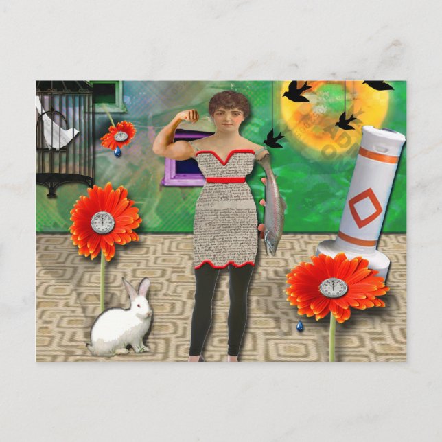 surrealitet vykort (Framsida)