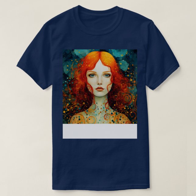 Surrealt Rödhårig T Shirt (Design framsida)