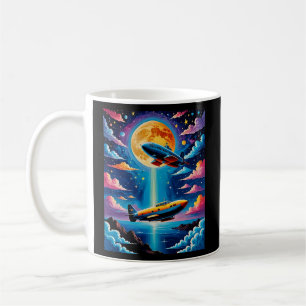 Surrealt undervattensmotorlyft T-fartygsdesign Kaffemugg