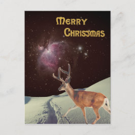 Surreella julrenar i rymden vykort