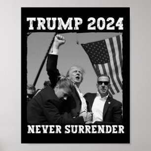 Surrender 2024 Shirt Spara America Trump Poster