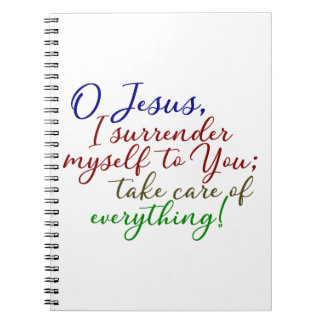 Surrender Novena Anteckningsbok