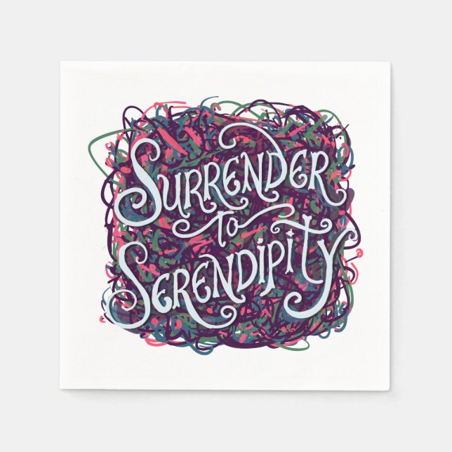 Surrender to Serendipity Pappersservett (Framsidan)