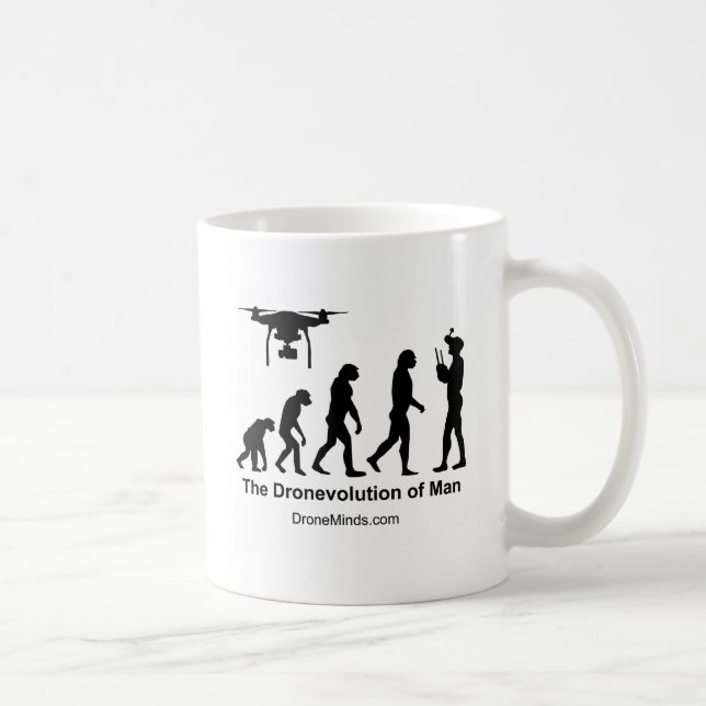 Surrevolution av manen kaffemugg (Höger)