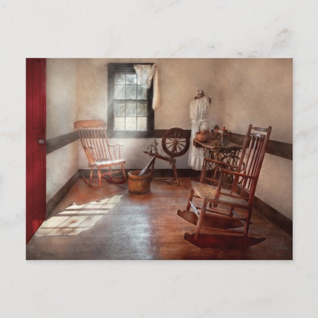 Surrningsrum - mormors sytrum vykort (Framsida)