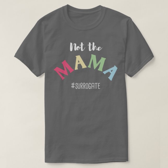 Surrogera inte Mamman T Shirt (Design framsida)