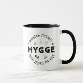 Surround dig W. Hygge (B&W) Mugg