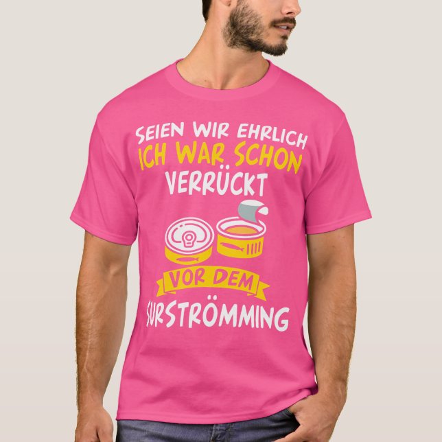Surstrmning Sill Exkrement Fish Skunk T Shirt (Framsida)