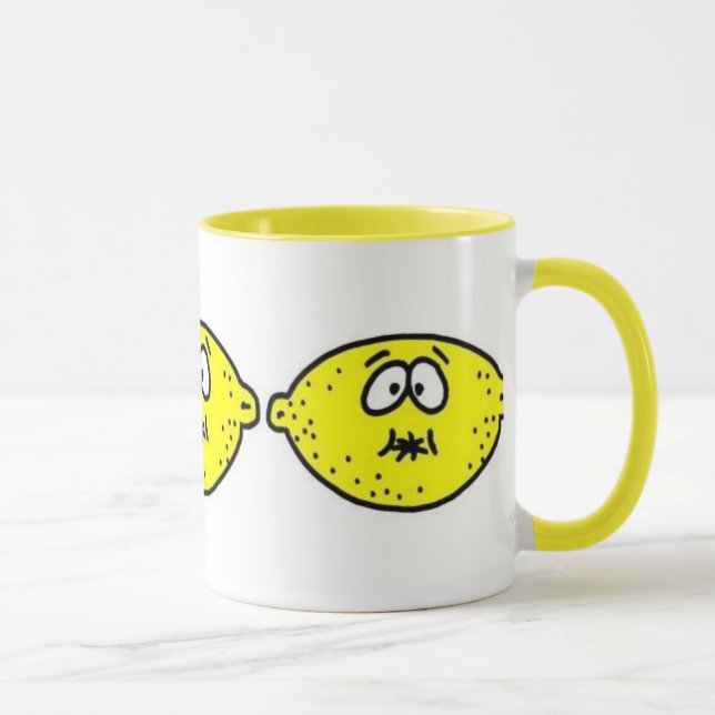 Surt citronansikte mugg (Höger)