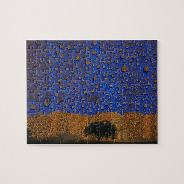 Surt regn & miljöbelastning pussel (Horisontell)