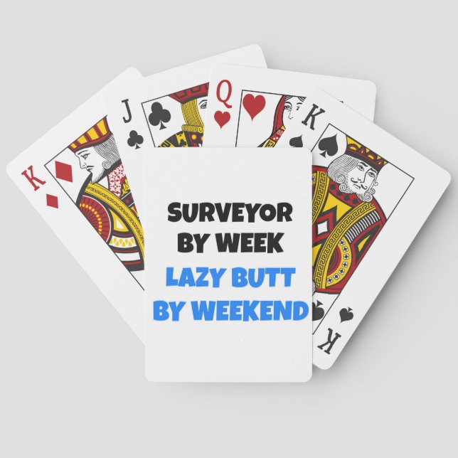 Surveyor by Week Lazy Butt by Helg Spel Kort (Baksidan)