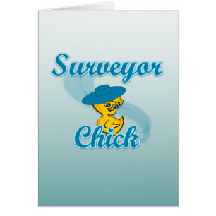 Surveyor Chick #3 Hälsningskort