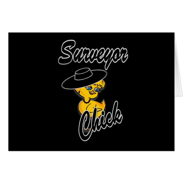 Surveyor Chick nr 4 Hälsningskort (Framsidan Horizontal)