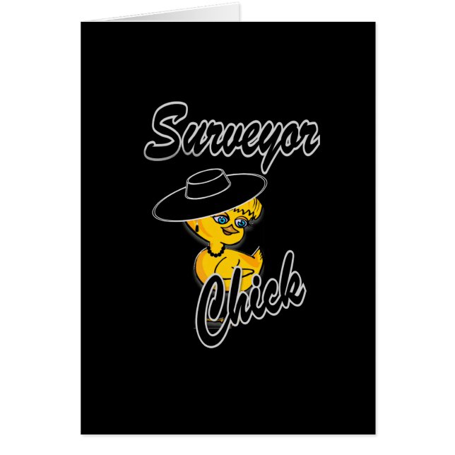 Surveyor Chick nr 4 Hälsningskort (Framsidan)