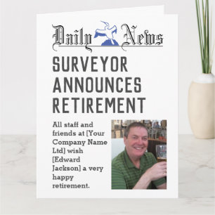 Surveyor Pension-kort för att anpassa Kort